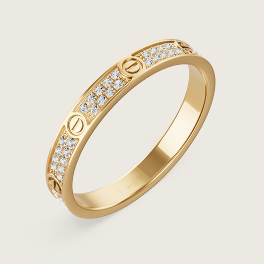 Iced Eternity Ring