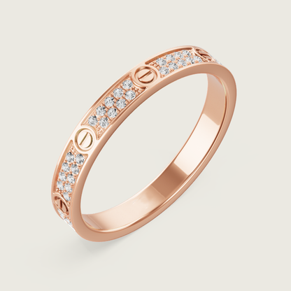 Iced Eternity Ring