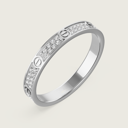 Iced Eternity Ring
