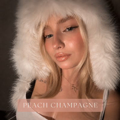 Shimmer Lip Gloss - Peach Champagne