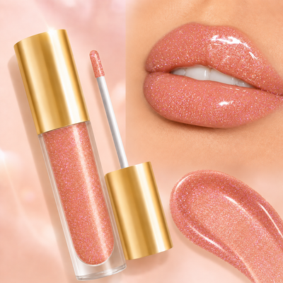 Shimmer Lip Gloss - Rose Kiss