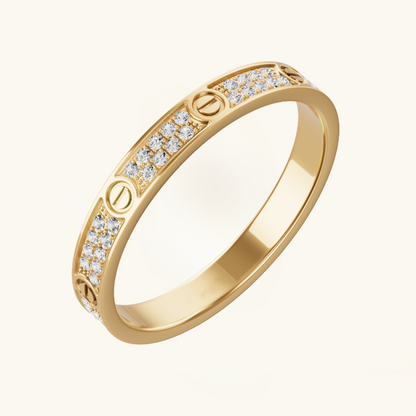 Iced Eternity Ring