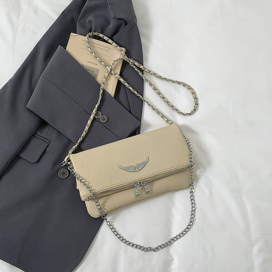 Vanessa's Clutch Bag - Light Khaki