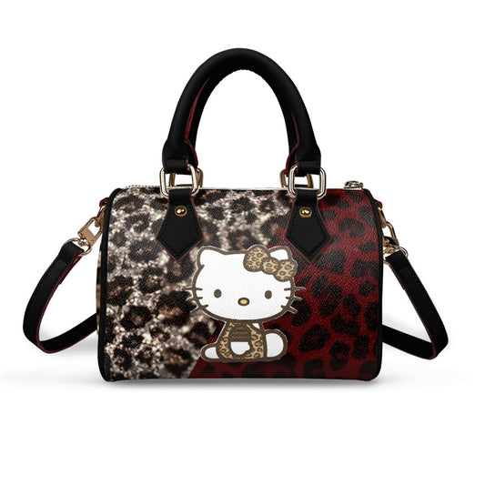 Hello Kitty Handbag - Half Cheetah Print