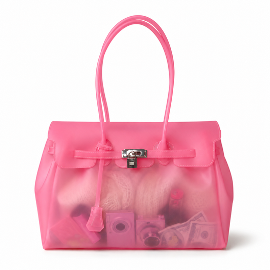 Jelly Firkin Bag - Hot Pink