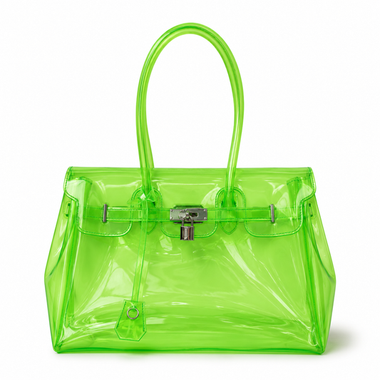 Jelly Firkin Bag -  Neon Green