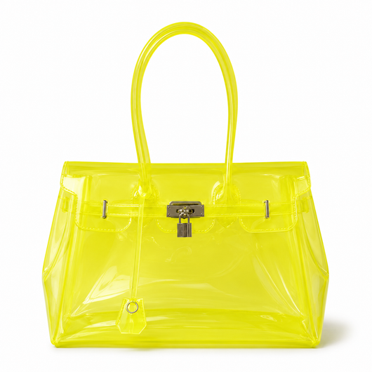 Jelly Firkin Bag -  Neon Yellow